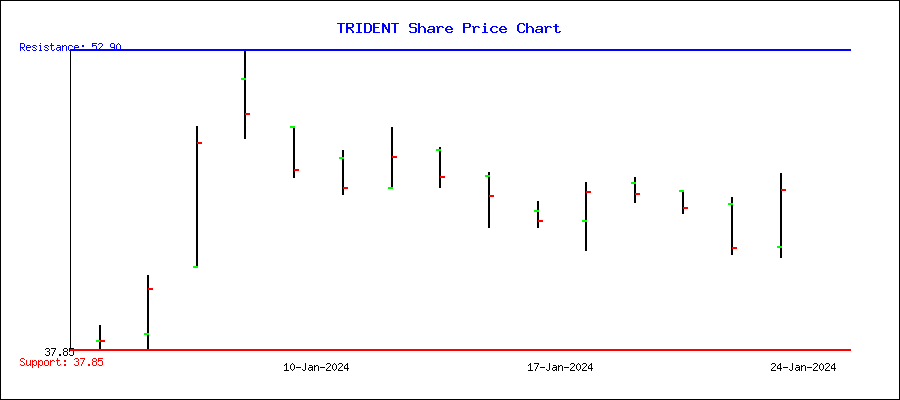 Trident Share Price Target 2024, 2026, 2030, Upto 2040